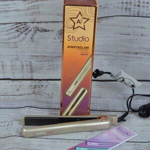 Instaglam Almost Famous Studio Hair Straightener Flat Iron Golden Sunset NEW